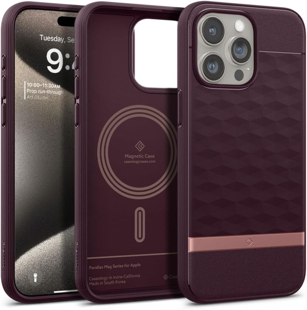 

Чехол Spigen Caseology для iPhone 15 Pro Max - Parallax Mag - Бордовый - ACS06616, iPhone 15 Pro Max - Caseology|Caseology Parallax Mag