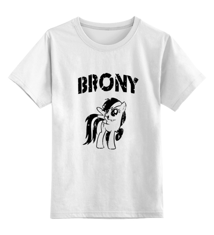 

Футболка детская Printio Brony rainbow dash 2 цв. белый р. 104, Brony rainbow dash 2