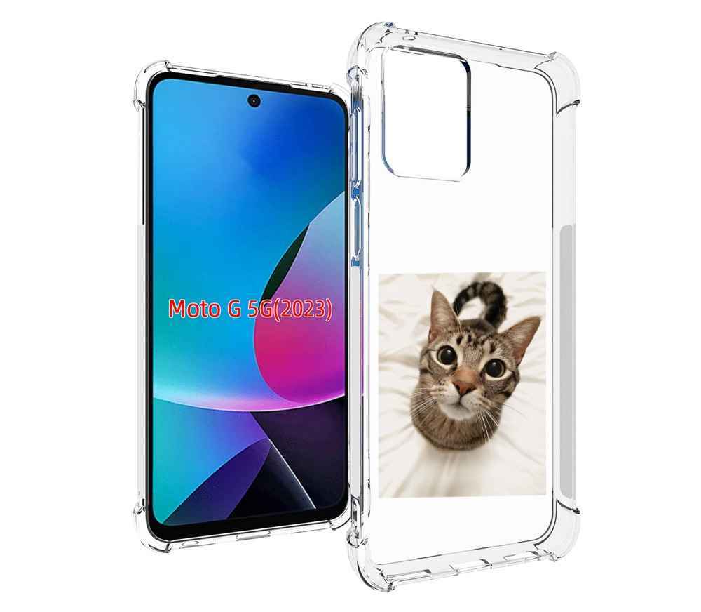 

Чехол MyPads Котик для MOTO G 5G 2023, Tocco
