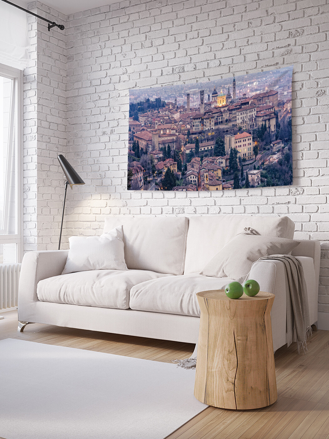 

Горизонтальное фотопанно JoyArty Панорама старого города, из ткани, 100х150 см