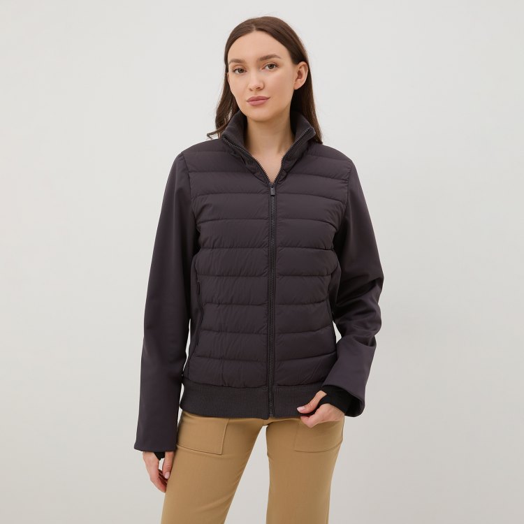 

Пуховик женский Maison David MLY23-0606-2WF серый 2XL, MLY23-0606-2WF