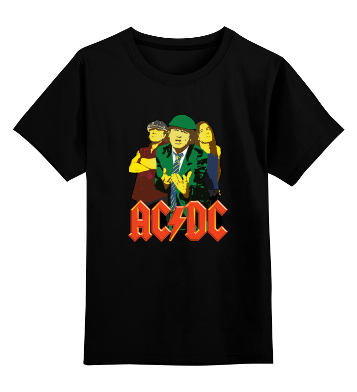 

Футболка детская Printio Мужская ac dc цв. черный р. 104, Мужская ac dc