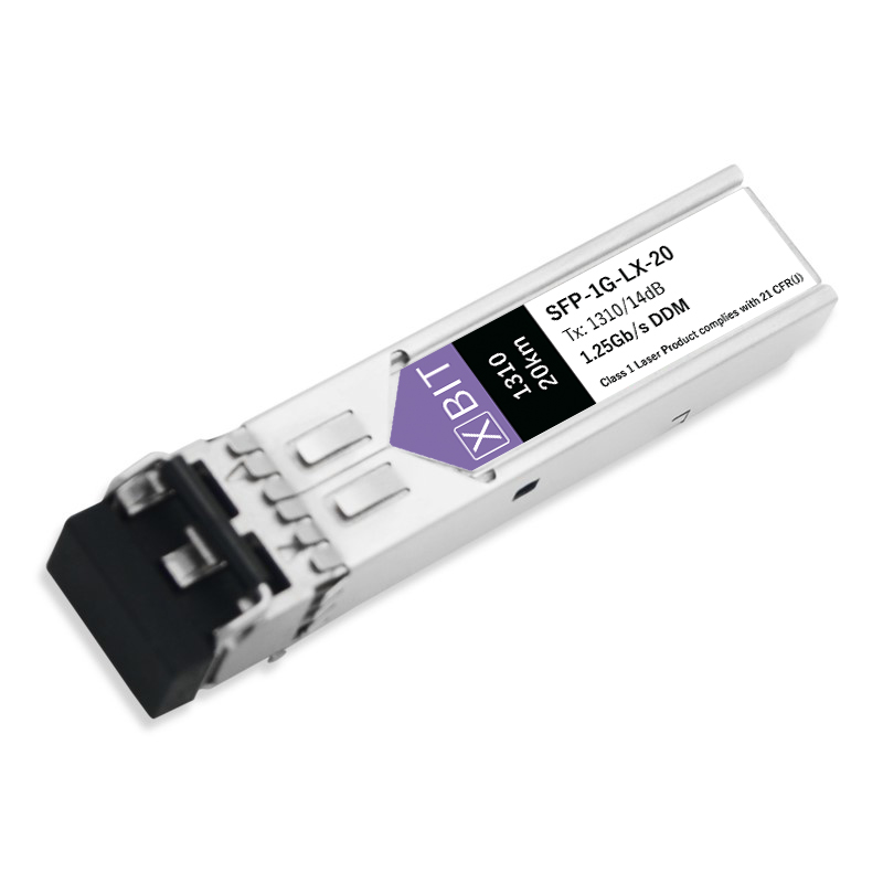 

Модуль XBIT SFP-1G-LX-20 (S1G20LX), Серебристый, SFP-1G-LX-20