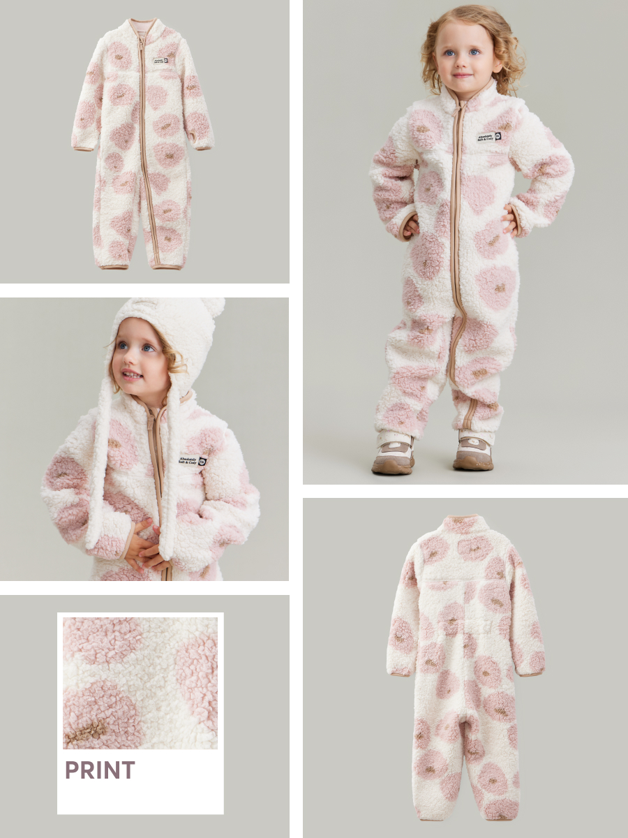 Комбинезон детский Happy Baby 89058, pink flower, 104 очки для плавания 25degrees dikids lilac pink детский