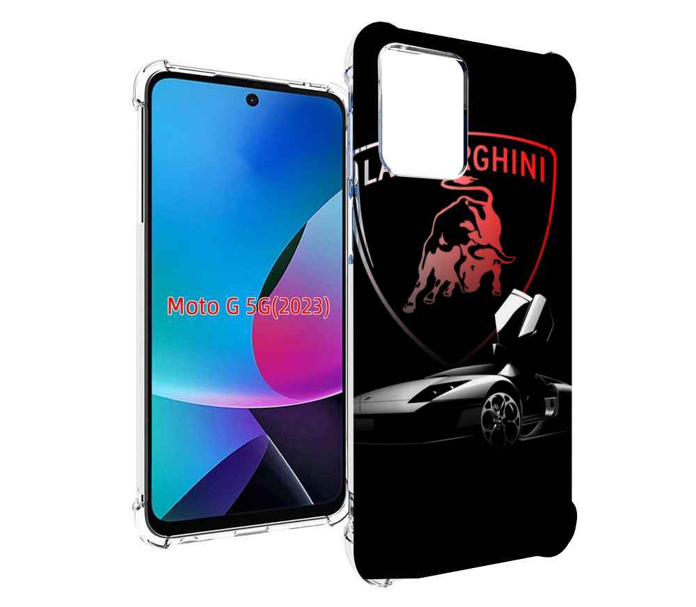 

Чехол MyPads Ламборгини-black мужской для MOTO G 5G 2023, Tocco