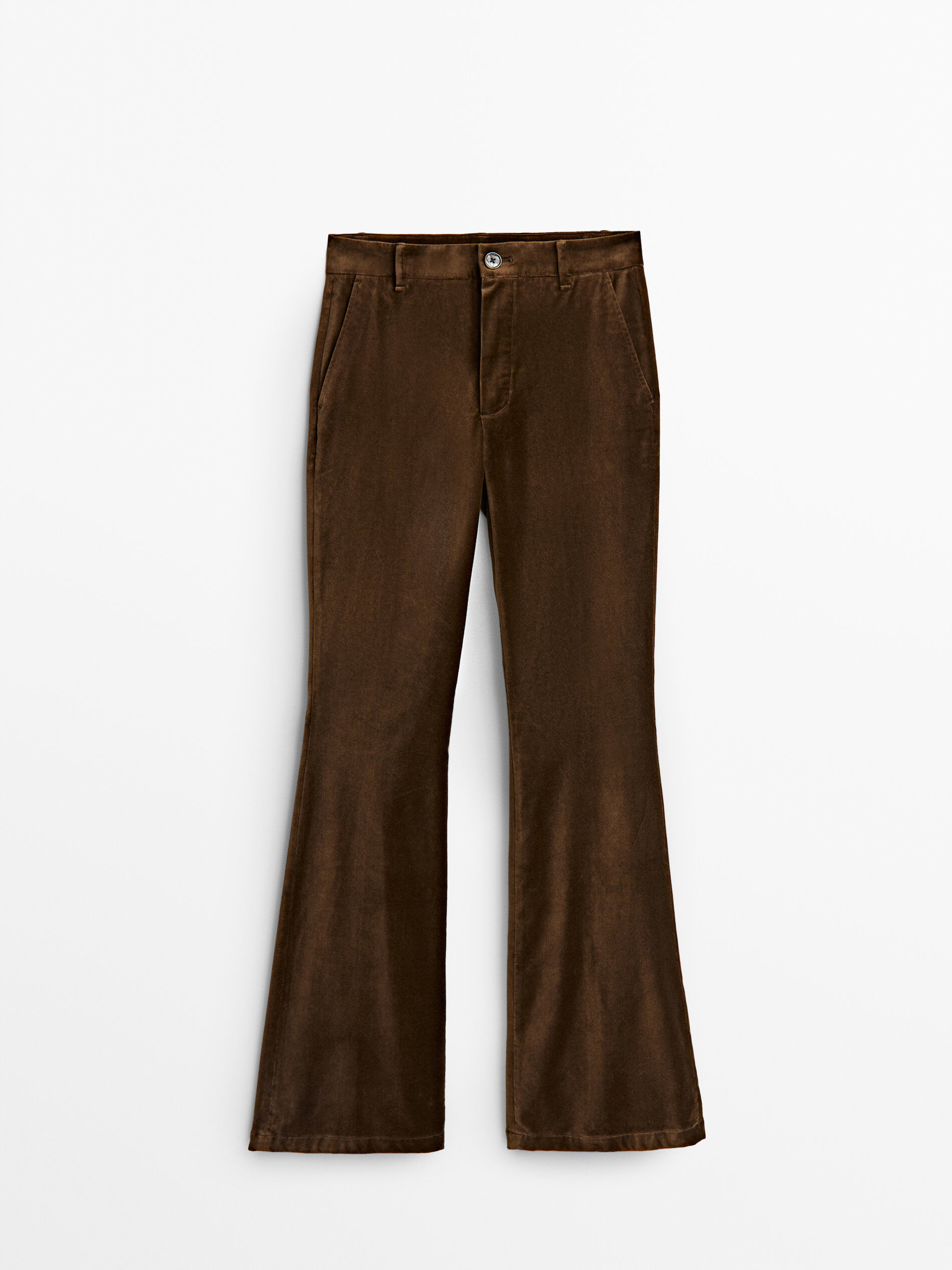 

Брюки женские Massimo Dutti 05045902700 коричневые 36, 05045902700