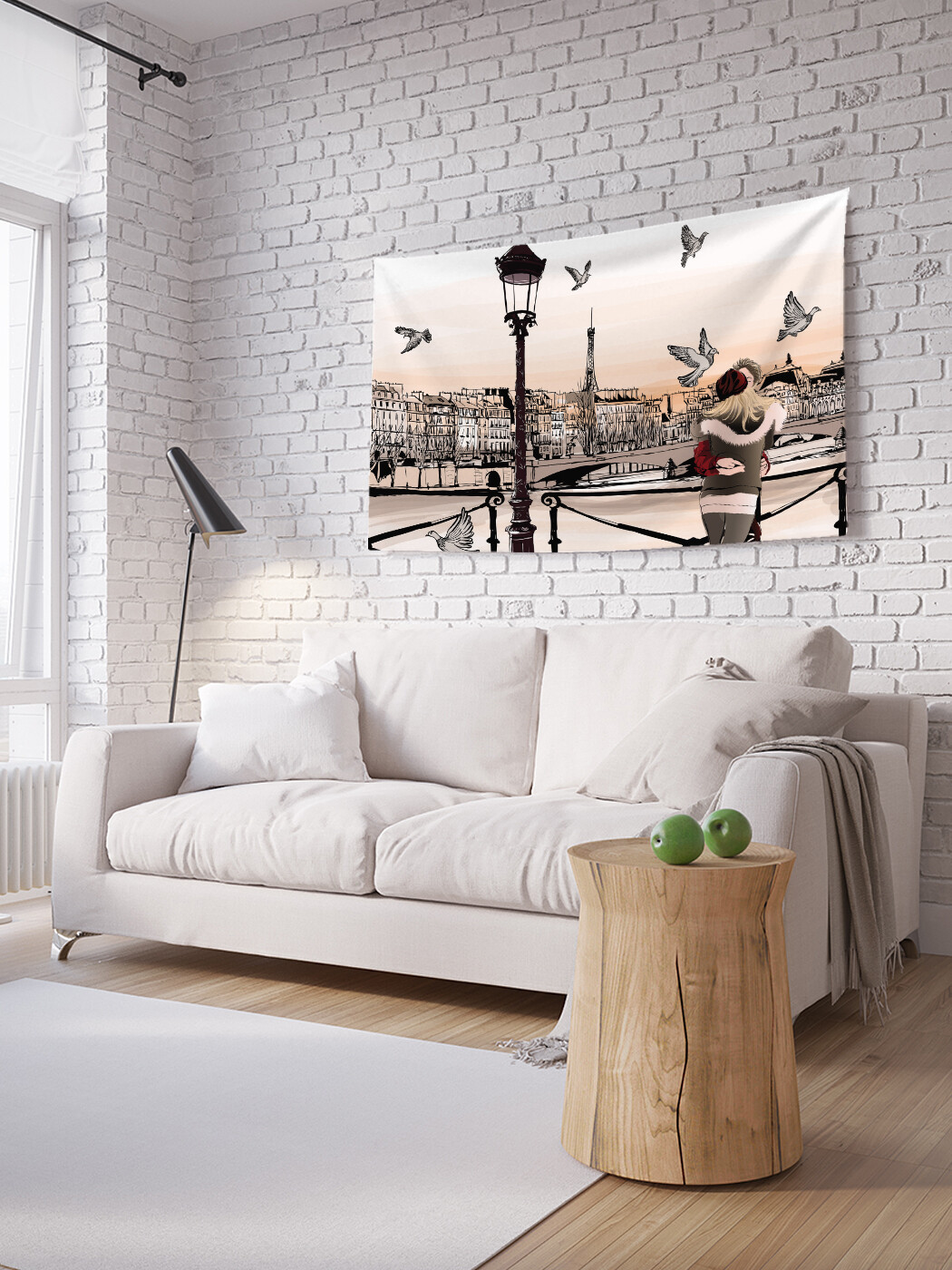 

Горизонтальное фотопанно JoyArty Романтика на набережной, из ткани, 150х200 см