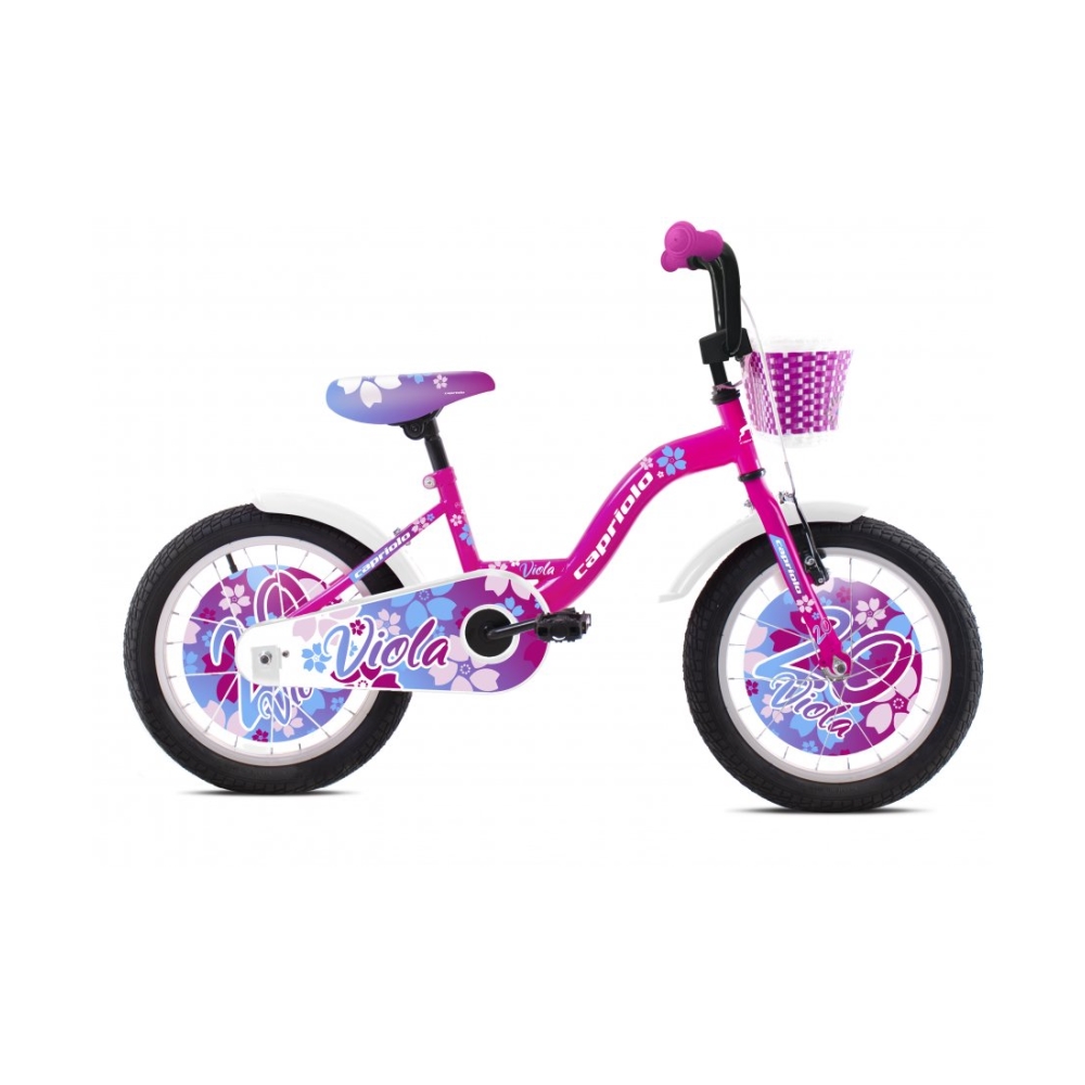 Велосипед CAPRIOLO KIDS VIOLA 20'' FIX, STEEL 10'' фиолетовый - розовый 2024