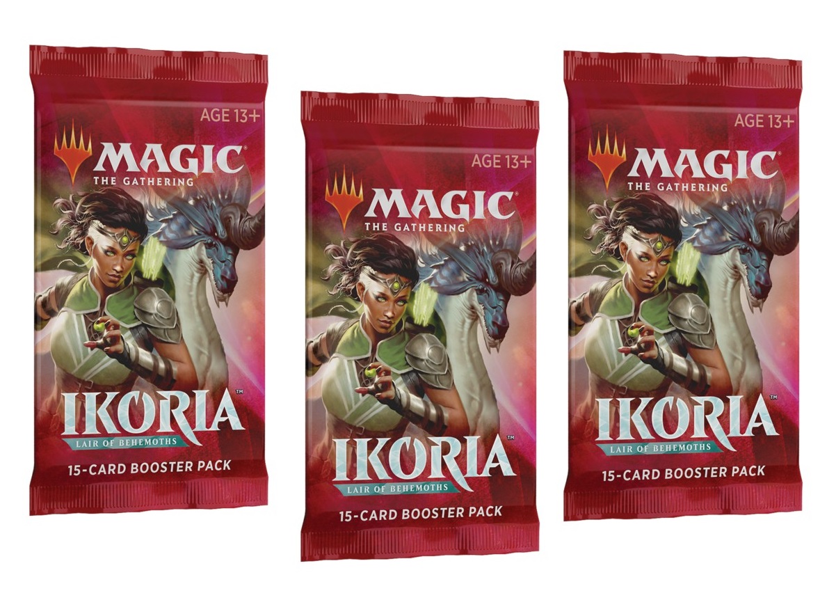 

Mtg: набор из 3-х бустеров издания ikoria: lair of behemoths на английском языке