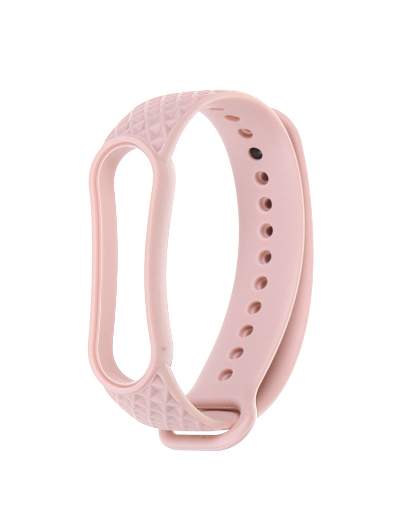 

Ремешок Zibelino для Mi Band 5/6 Silicone Waffle Pink ZBS-W-XIMB5-DRS, Mi Band 5/6