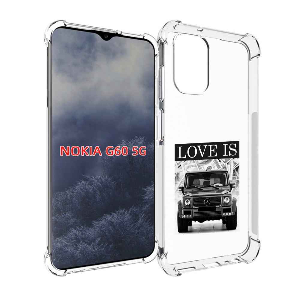 

Чехол MyPads гелик для Nokia G60 5G, Прозрачный, Tocco