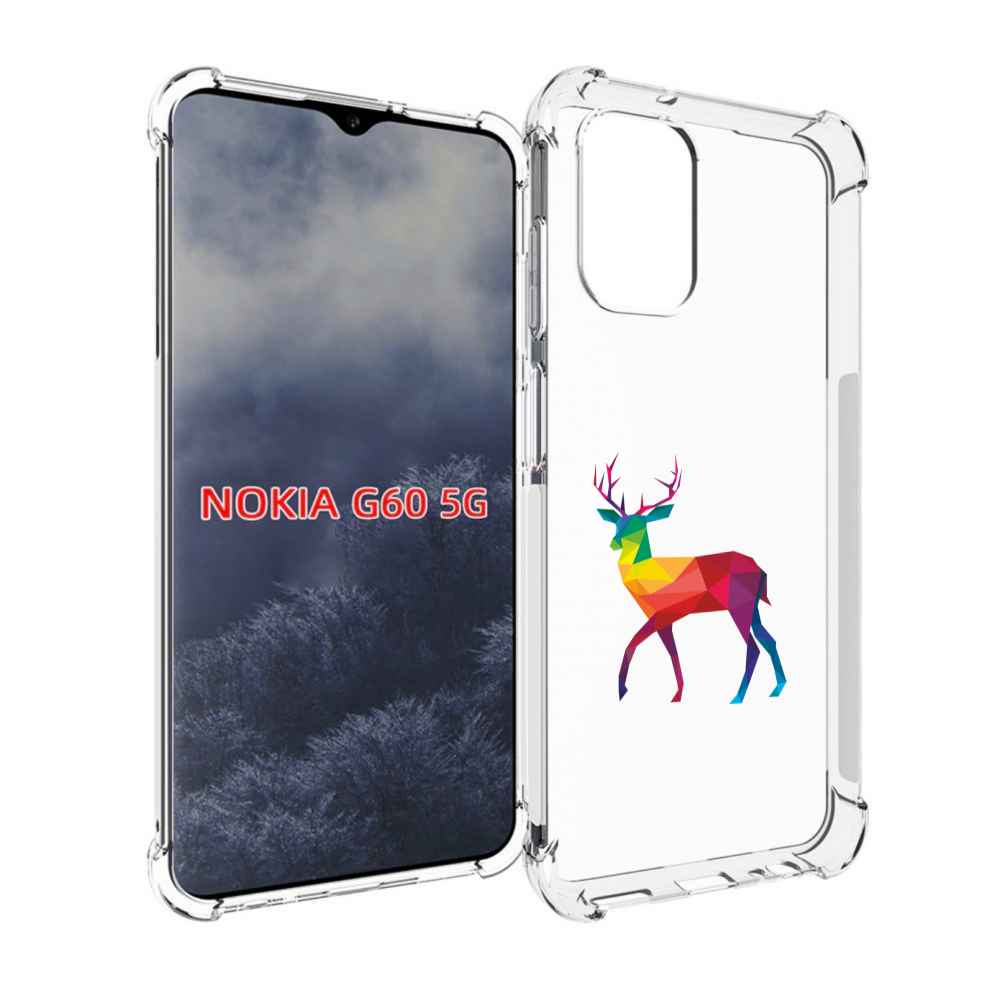 

Чехол MyPads геометрический олень для Nokia G60 5G, Прозрачный, Tocco