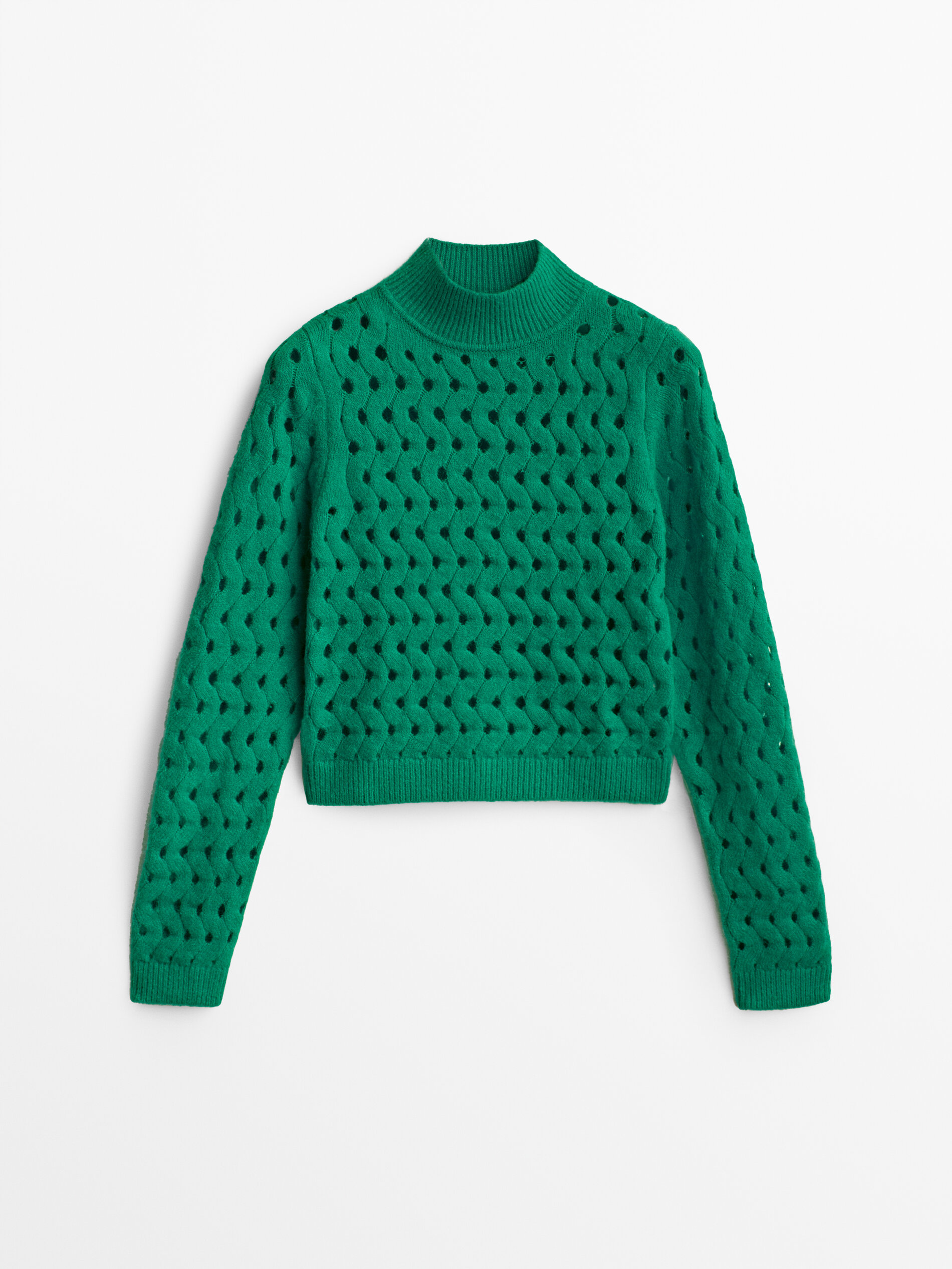 

Джемпер женский Massimo Dutti 09102953504 зеленый M, 09102953504