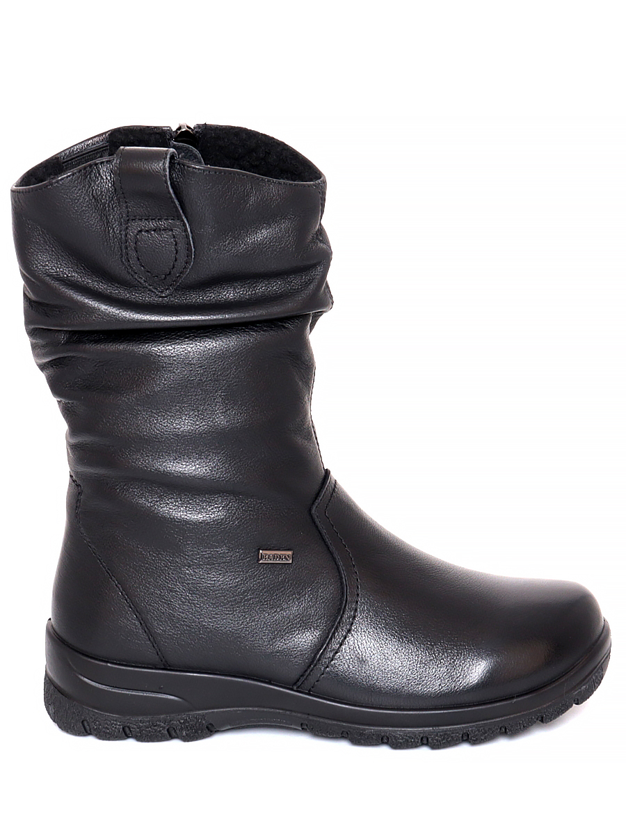 

Полусапоги женские Baden CJ014-012 черные 37 RU, Черный, CJ014-012