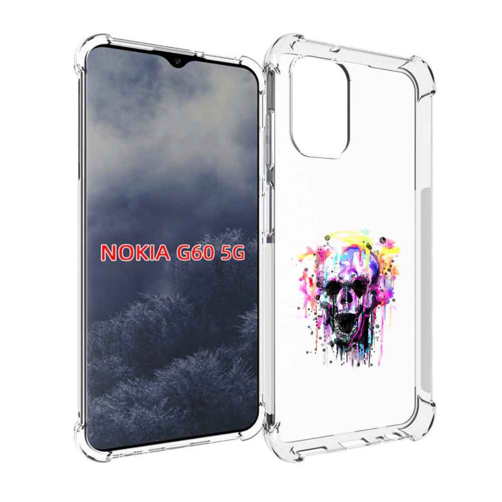 

Чехол MyPads граффити череп для Nokia G60 5G, Прозрачный, Tocco