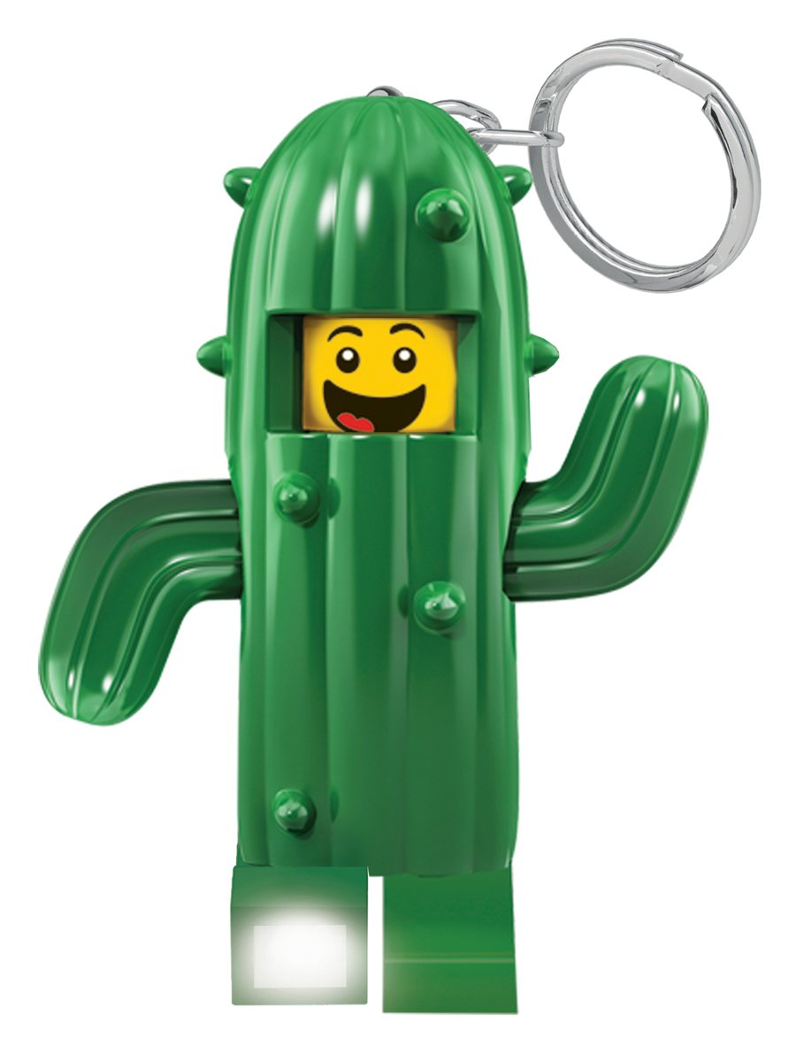фото Брелок-фонарик для ключей lego cactus boy мальчик-кактус
