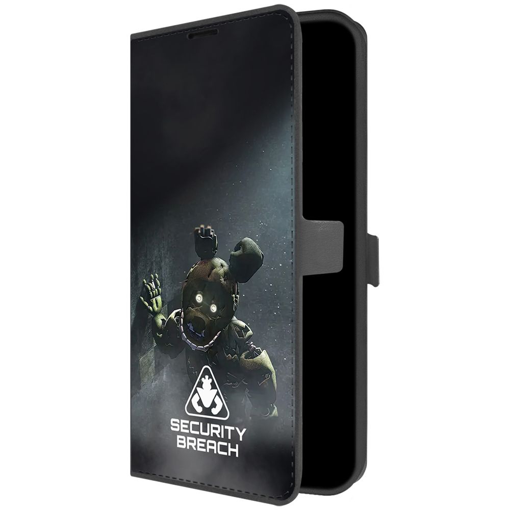 

Чехол-книжка Krutoff Eco Book для Xiaomi Redmi 9 ФНАФ - Нарушение безопасности (черный)