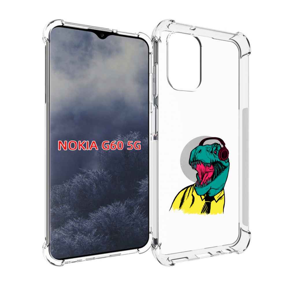 

Чехол MyPads дино для Nokia G60 5G, Прозрачный, Tocco