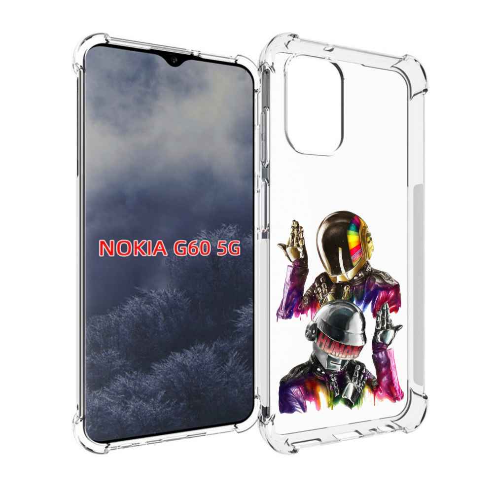 

Чехол MyPads диско космонавты для Nokia G60 5G, Прозрачный, Tocco