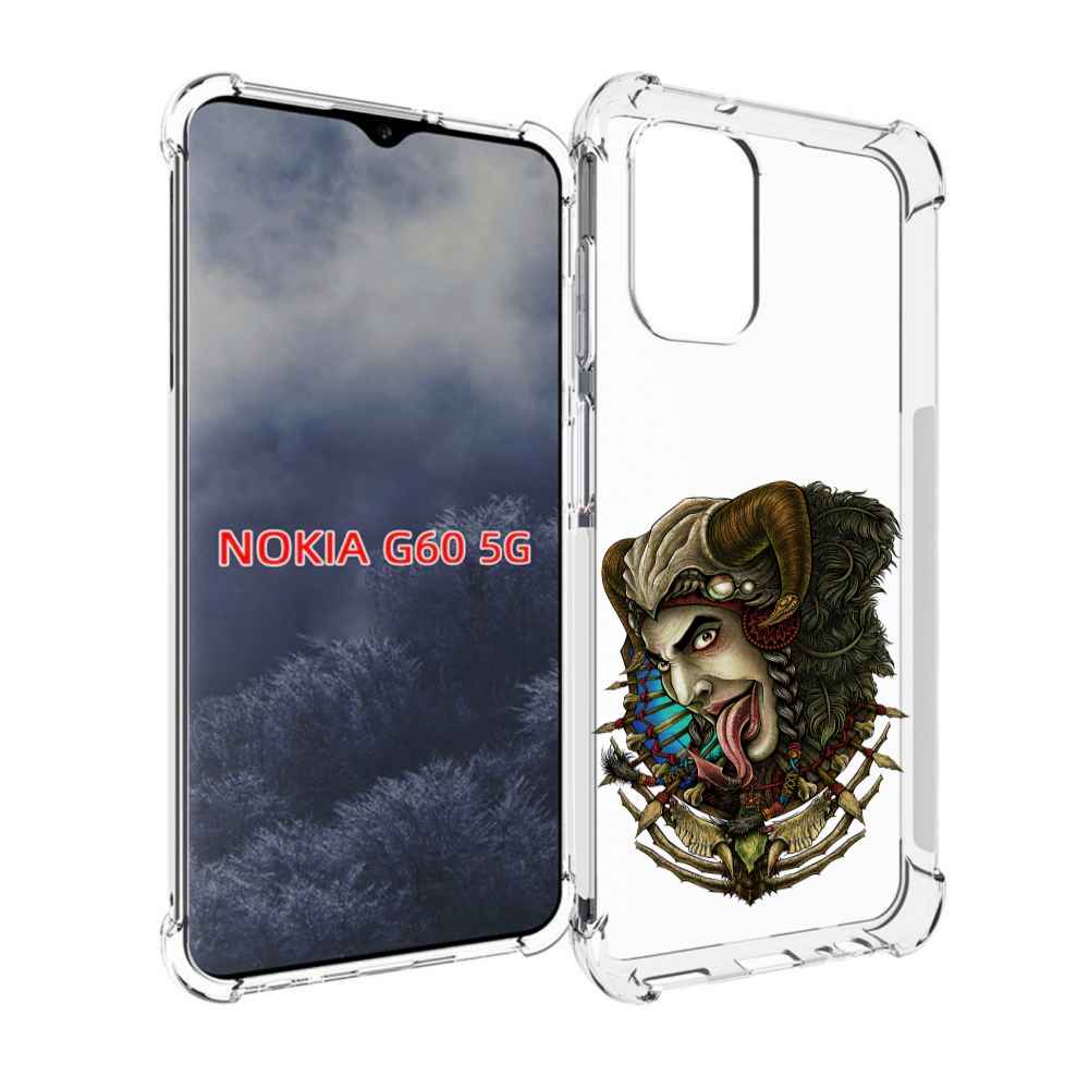 

Чехол MyPads длинный язык для Nokia G60 5G, Прозрачный, Tocco
