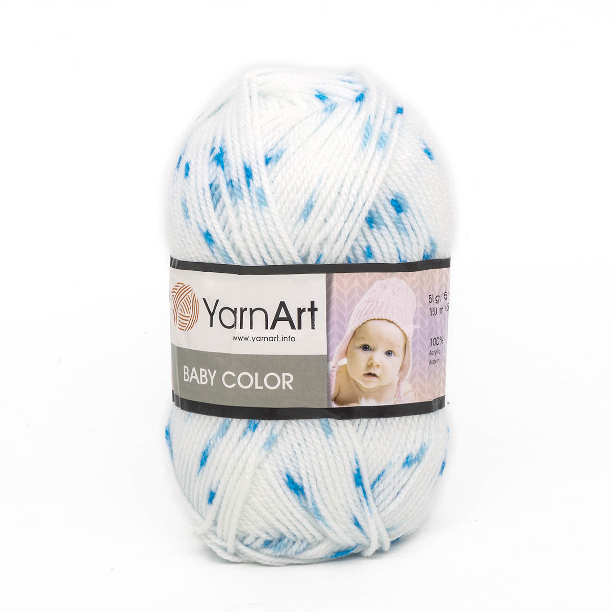 

Пряжа YarnArt Baby color 50г, 150м (100% акрил) (5134 принт), 5 мотков, Baby color
