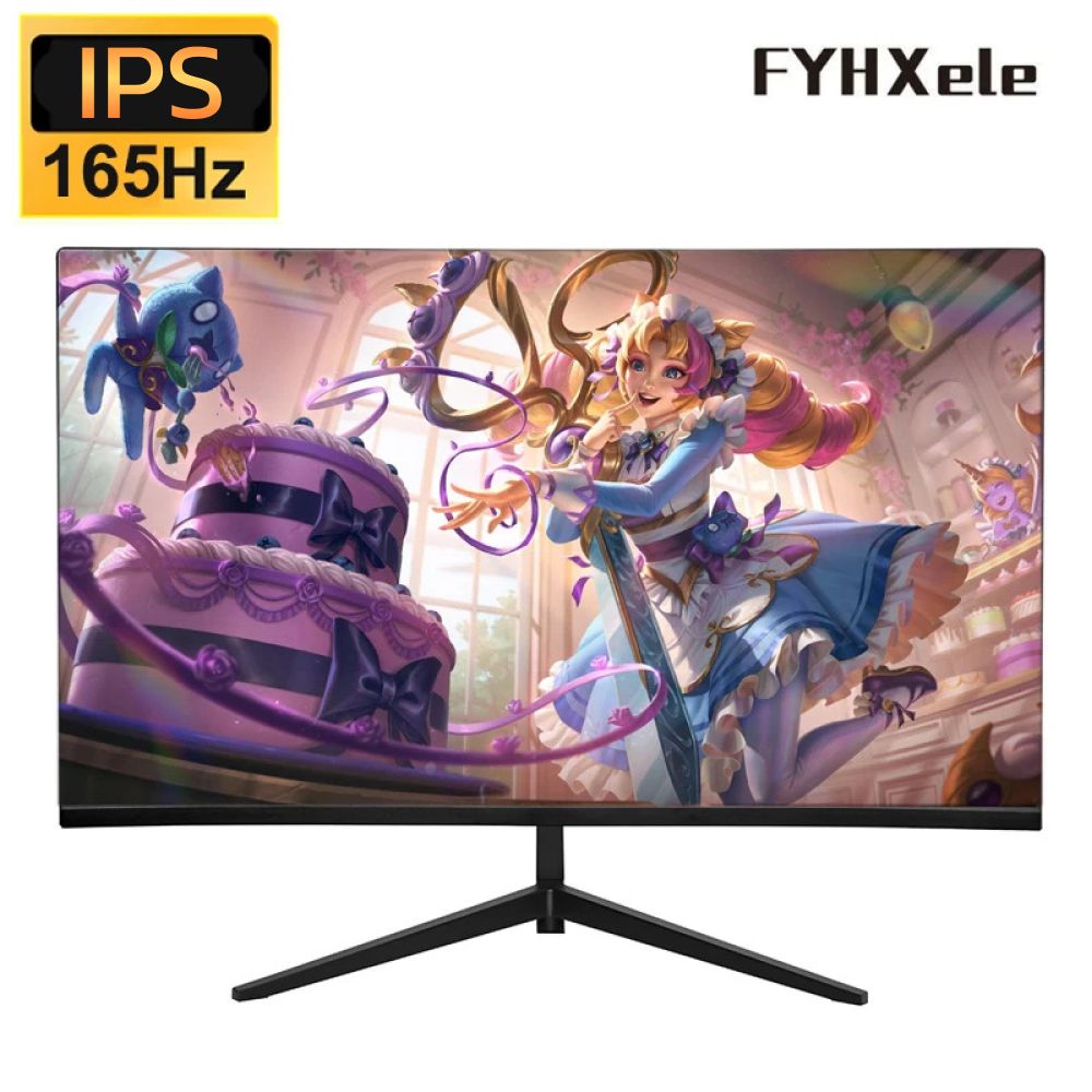 

24" Монитор FYHXele игровой 19201080 Full HD IPS, Черный, 500011
