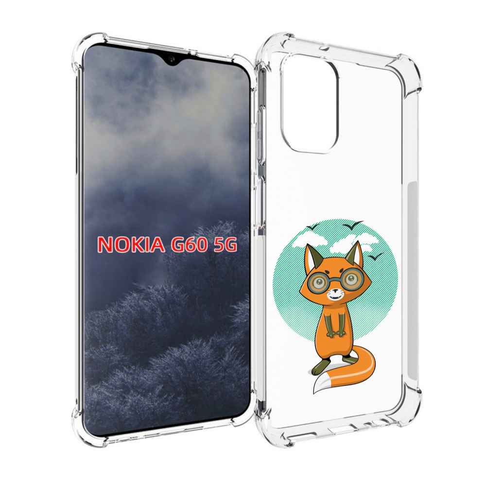 

Чехол MyPads задумчивая лиса для Nokia G60 5G, Прозрачный, Tocco