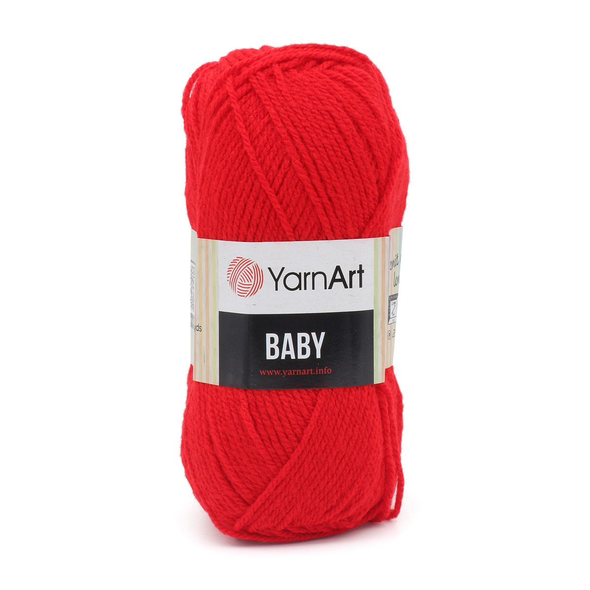 

Пряжа YarnArt Baby 50г, 150м (100% акрил) (156 красный), 5 мотков, Baby