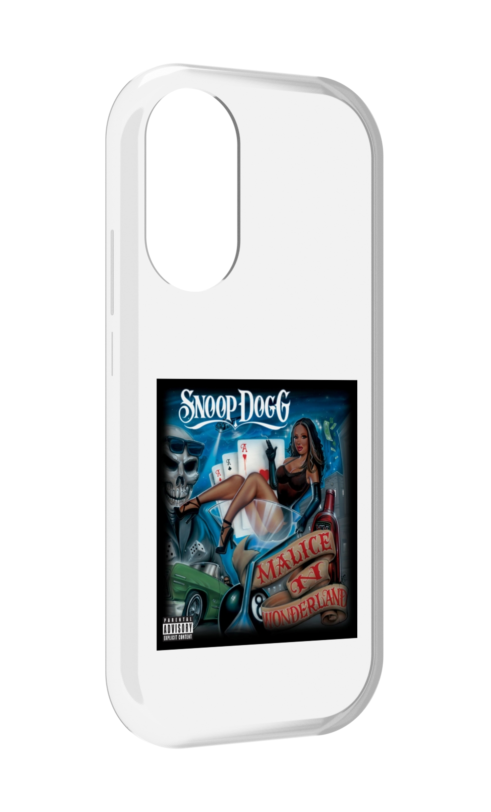 

Чехол MyPads Snoop Dogg MALICE N WONDERLAND для Honor X7, Прозрачный, Tocco