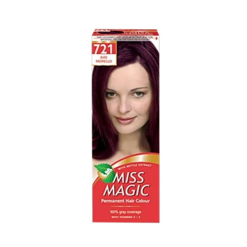 Краска для волос Miss Magic Miss Magic 721 Спелая вишня 50 мл стойкая крем краска для волос тон спелая вишня 115 мл