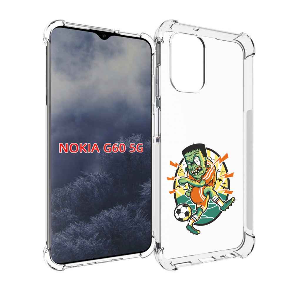 

Чехол MyPads зомби футболист для Nokia G60 5G, Прозрачный, Tocco