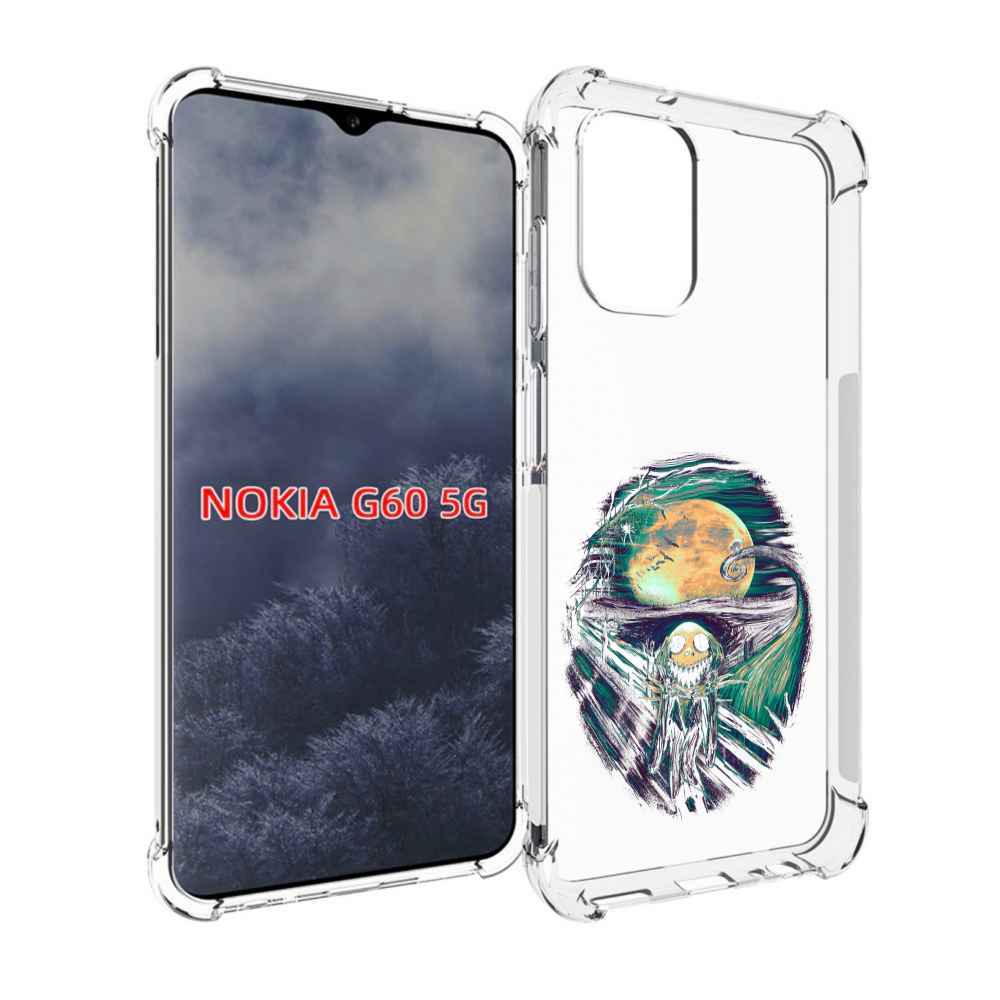 

Чехол MyPads зубастое существо абстракция для Nokia G60 5G, Прозрачный, Tocco