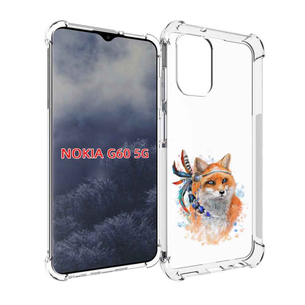 

Чехол MyPads инду лиса для Nokia G60 5G, Прозрачный, Tocco