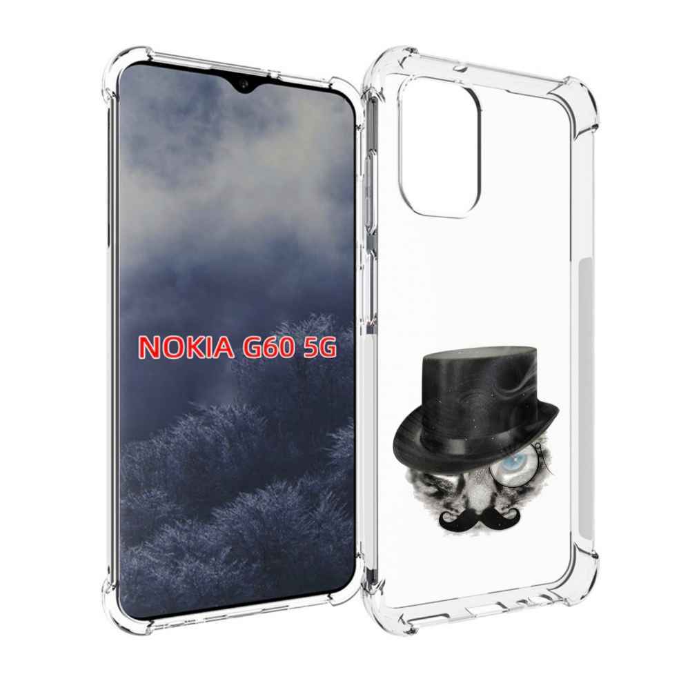 

Чехол MyPads интелегентный кот для Nokia G60 5G, Прозрачный, Tocco