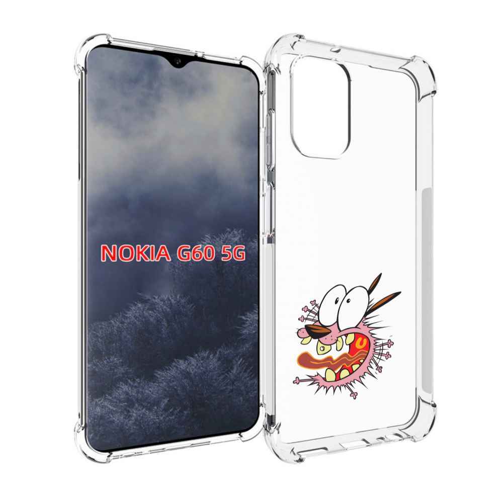 

Чехол MyPads испуганный бобик для Nokia G60 5G, Прозрачный, Tocco