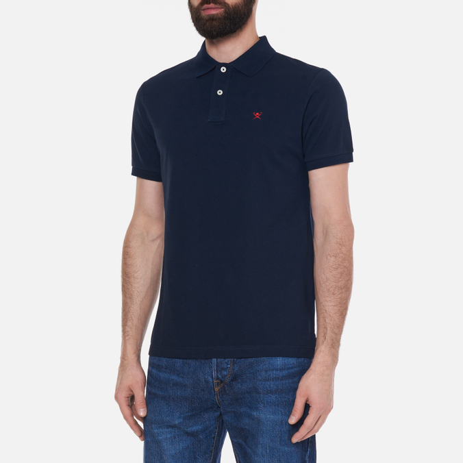 

Футболка мужская Hackett HM562363-595 синяя XS, HM562363-595