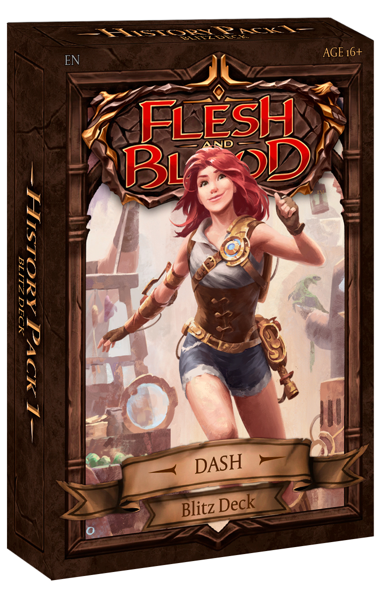 Настольная игра Flesh and Blood Tcg: Стартовая колода Dash History Pack 1 англ