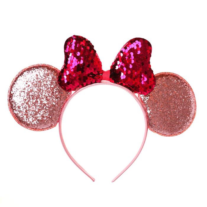 

Карнавальный ободок Девочка, Розовый