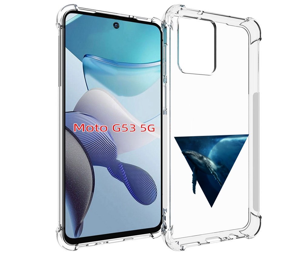 фото Чехол бампер mypads 3d кит для motorola moto g53 противоударный