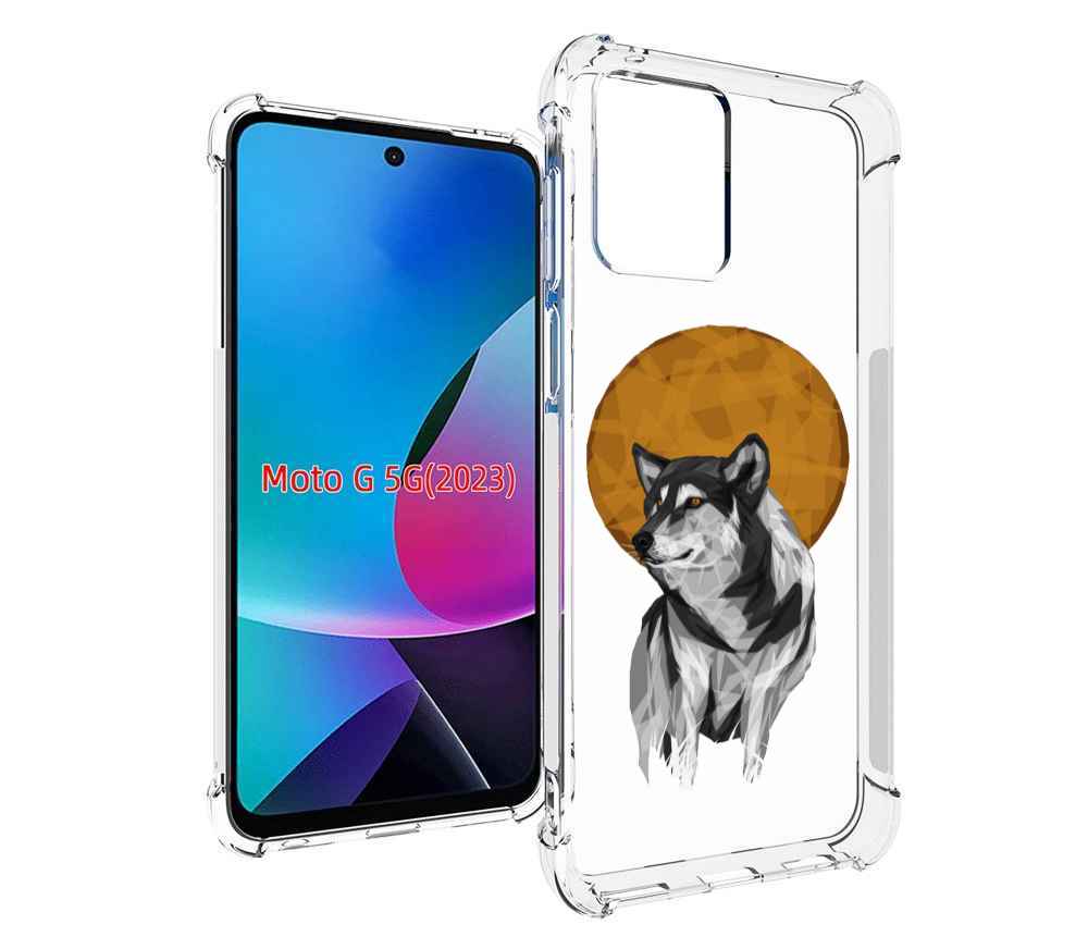 

Чехол MyPads Лунный волк для MOTO G 5G 2023, Tocco