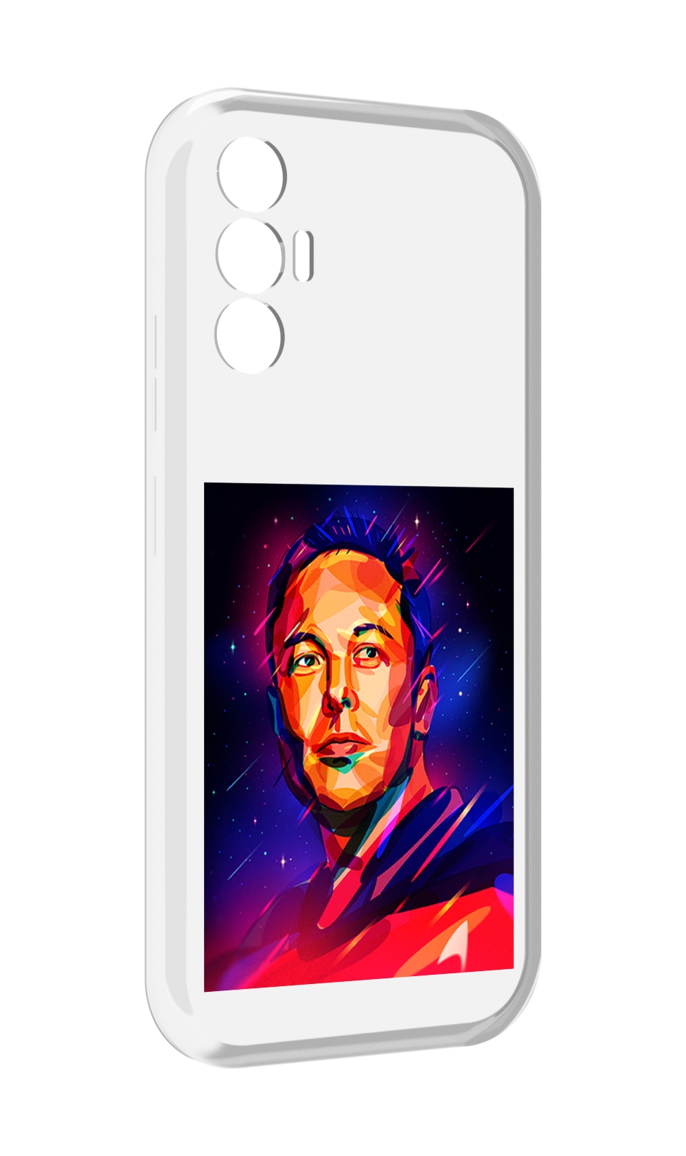 

Чехол MyPads Илон-Маск для Tecno Pova 3, Прозрачный, Tocco
