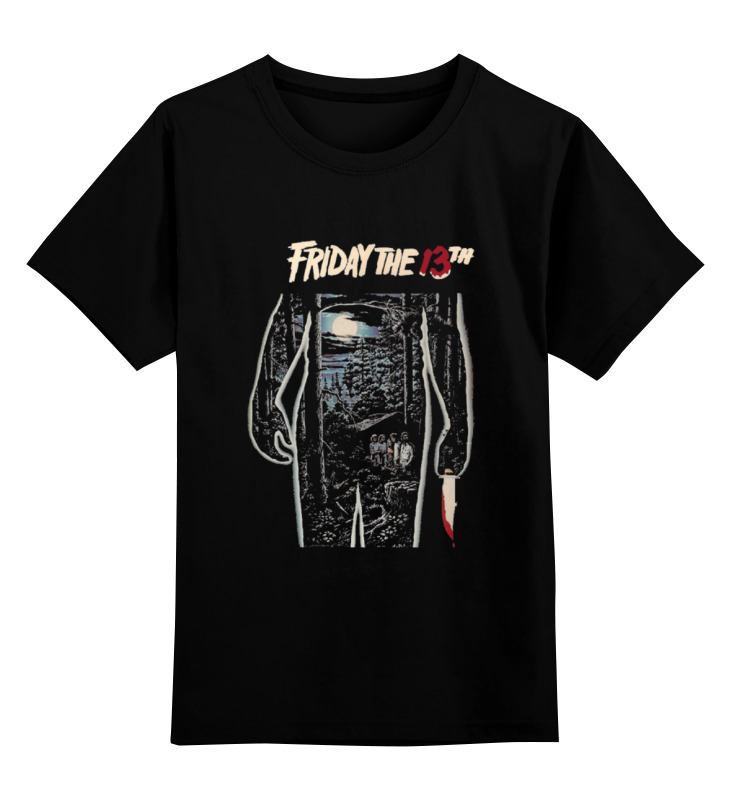 

Футболка детская Printio Friday 13 цв. черный р. 104, Friday 13