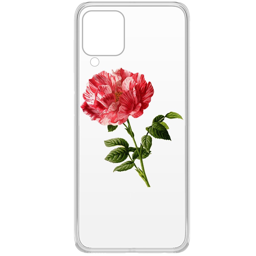 Чехол-накладка Рисованная роза для Samsung Galaxy A22/M22 (A225/M225)