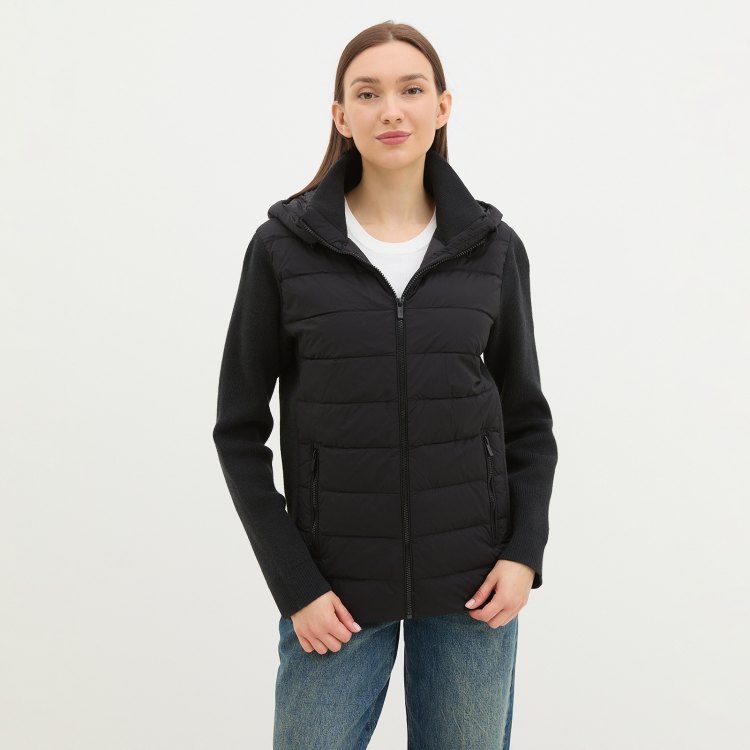 

Пуховик женский Maison David MLY23-0606W черный M, MLY23-0606W