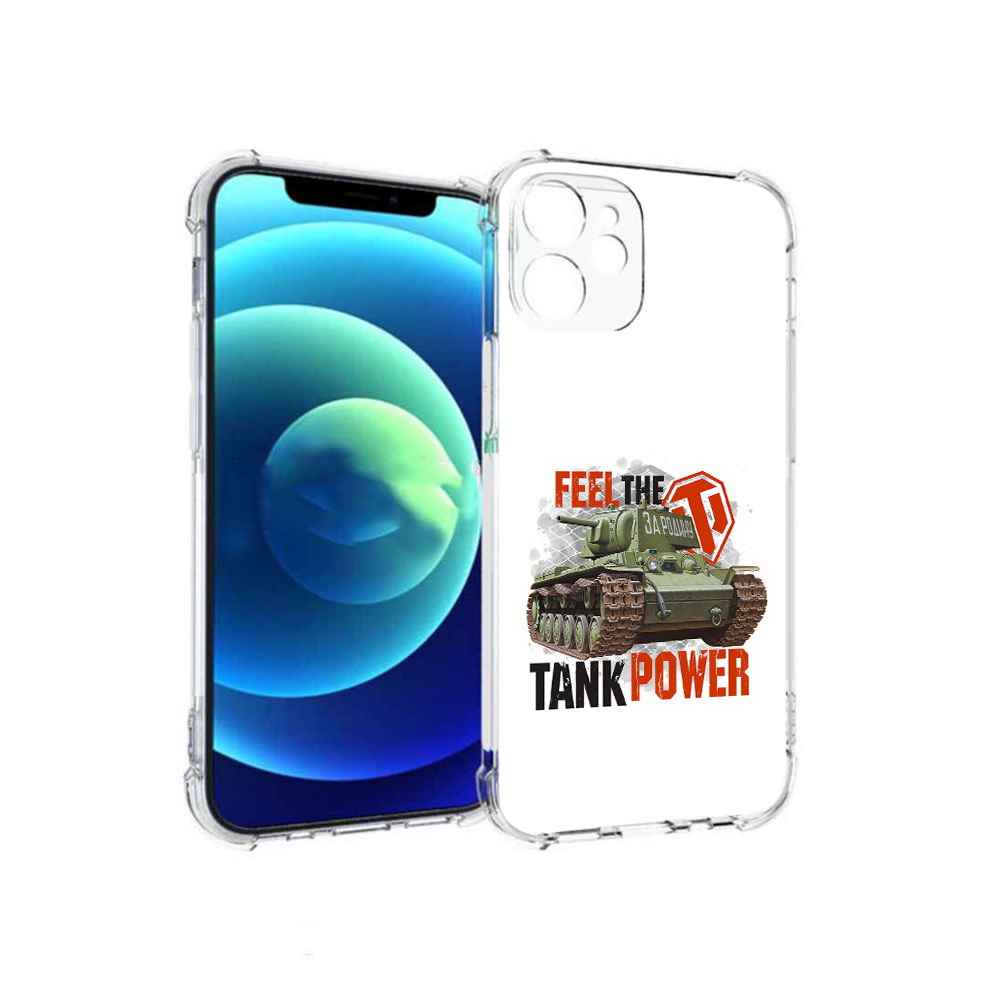 

Чехол MyPads Tocco для Apple iPhone 12 mini Танк (PT157566.610.169), Прозрачный, Tocco