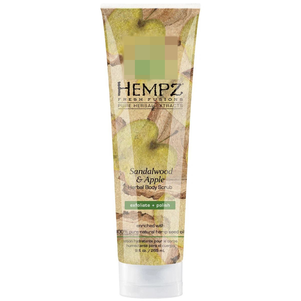 Скраб для тела Hempz Sandalwood & Apple Hebal Body Scrub сандал и яблоко, 750 мл скраб для тела сандал и яблоко sandalwood apple herbal body scrub