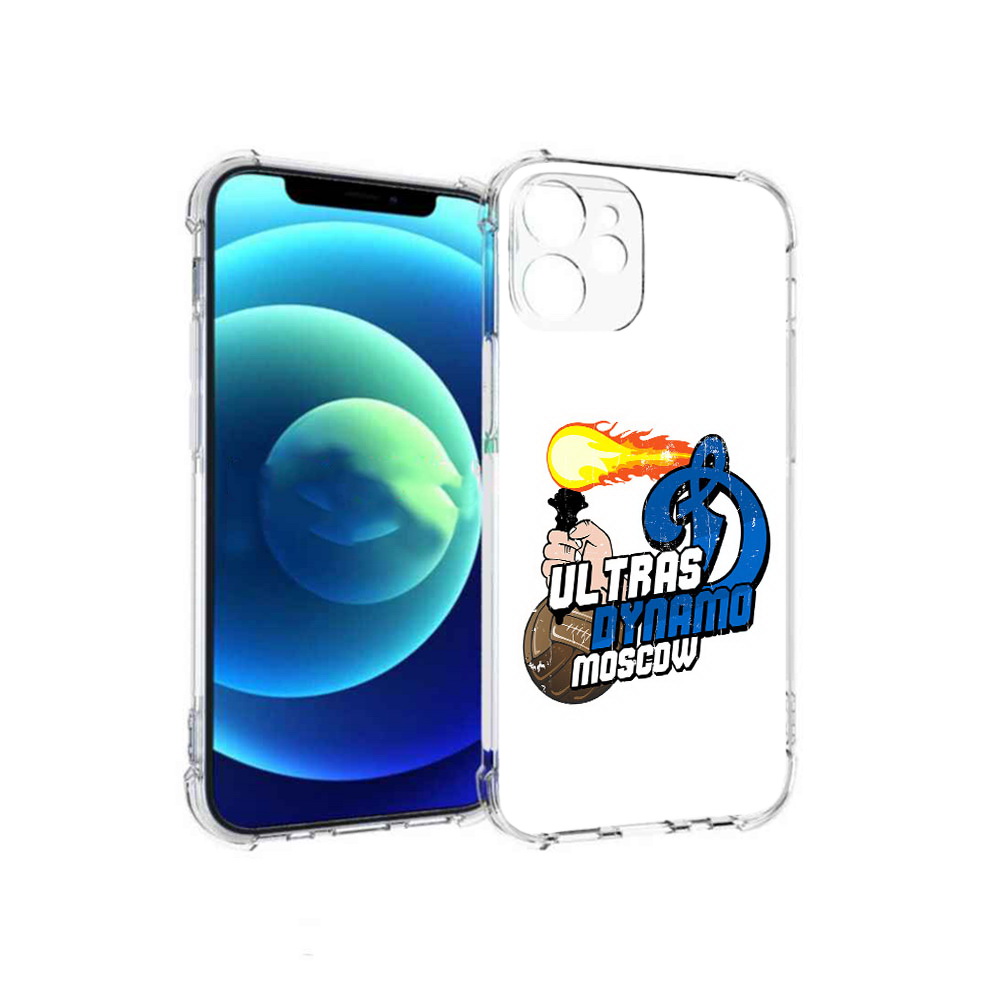 

Чехол MyPads Tocco для Apple iPhone 12 mini ФК Динамо (PT157566.610.177), Прозрачный, Tocco