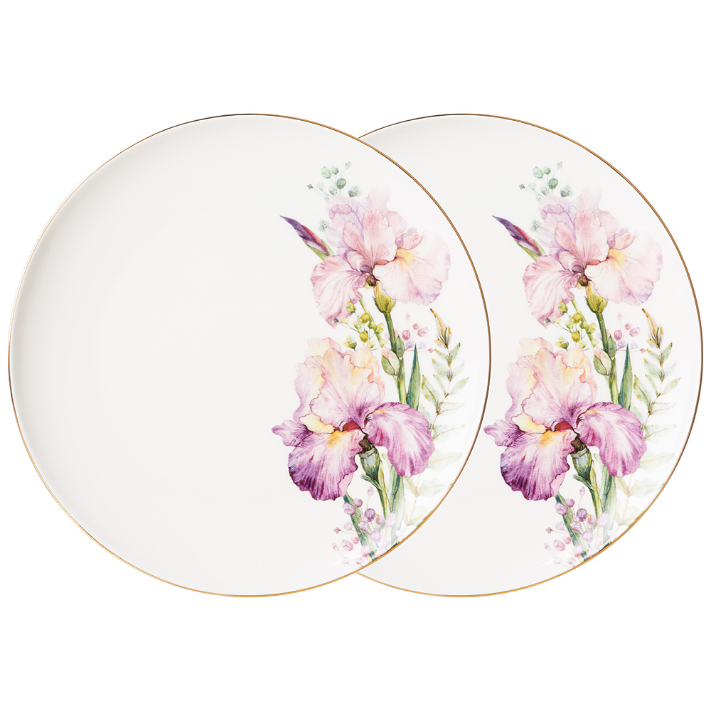 

Тарелки обеденные Lefard Irises 25.5 см 2шт, Фиолетовый