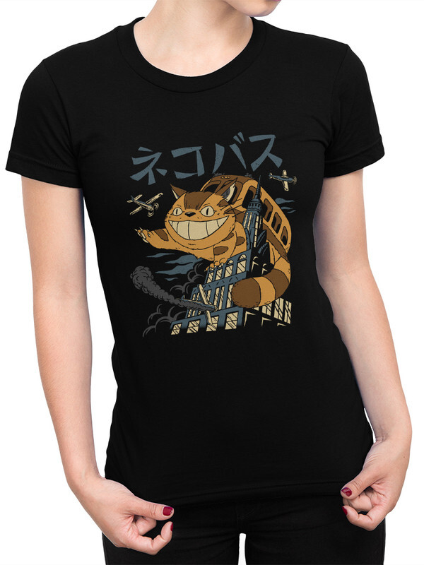 

Футболка женская DreamShirts Studio Аниме Кот-Автобус Тоторо 296-catbus-1 черная 2XL, Черный, Аниме Кот-Автобус Тоторо 296-catbus-1