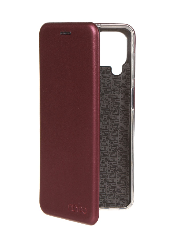 фото Чехол neypo для samsung galaxy m32 (2020) premium burgundy nsb47652